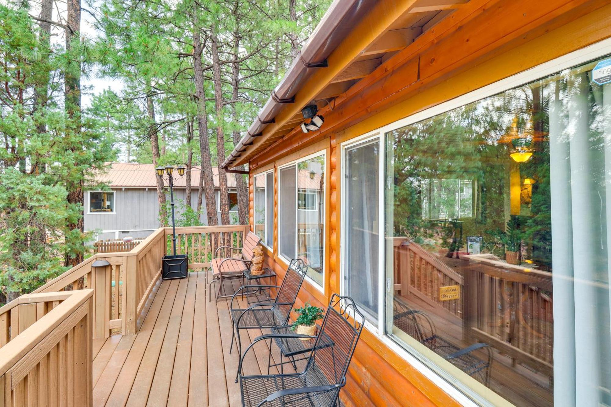 Show Low Cabin With Bbq And Fire Pit Pets Welcome! Zewnętrze zdjęcie